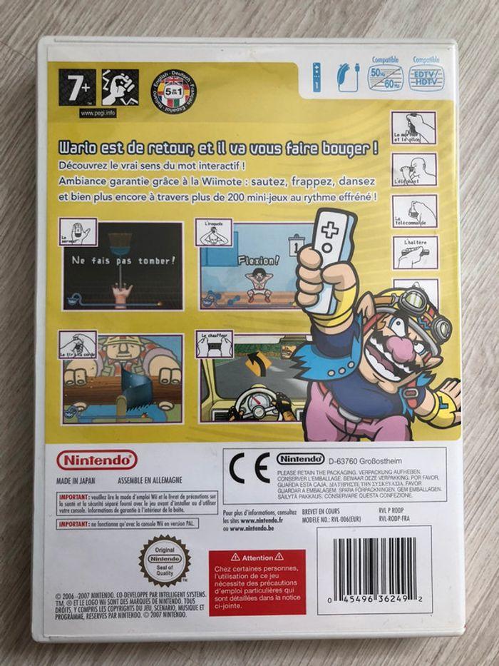 Jeux Nintendo wii complet en boîte , wario ware smooth moves - photo numéro 2