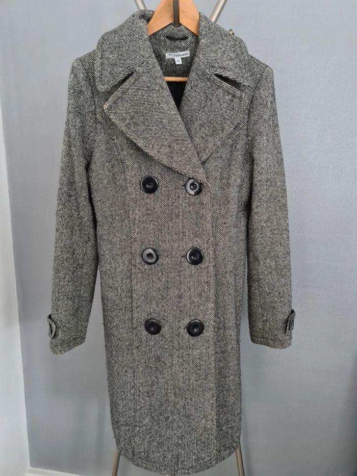 Manteau 3/4 gris femme 40 - photo numéro 4