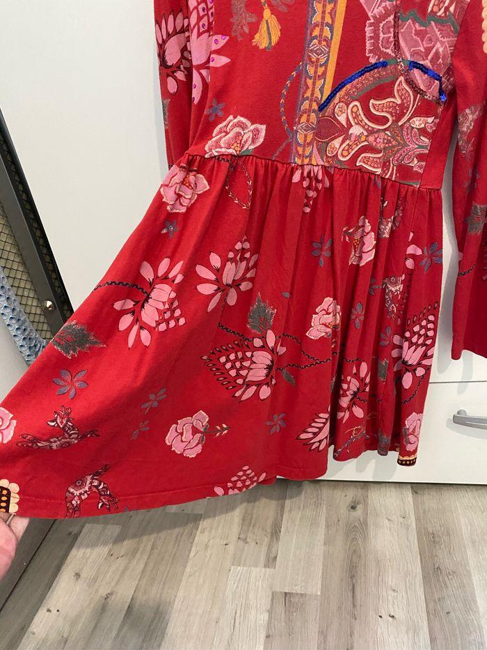 Robe desigual rouge 5-6 ans - photo numéro 9