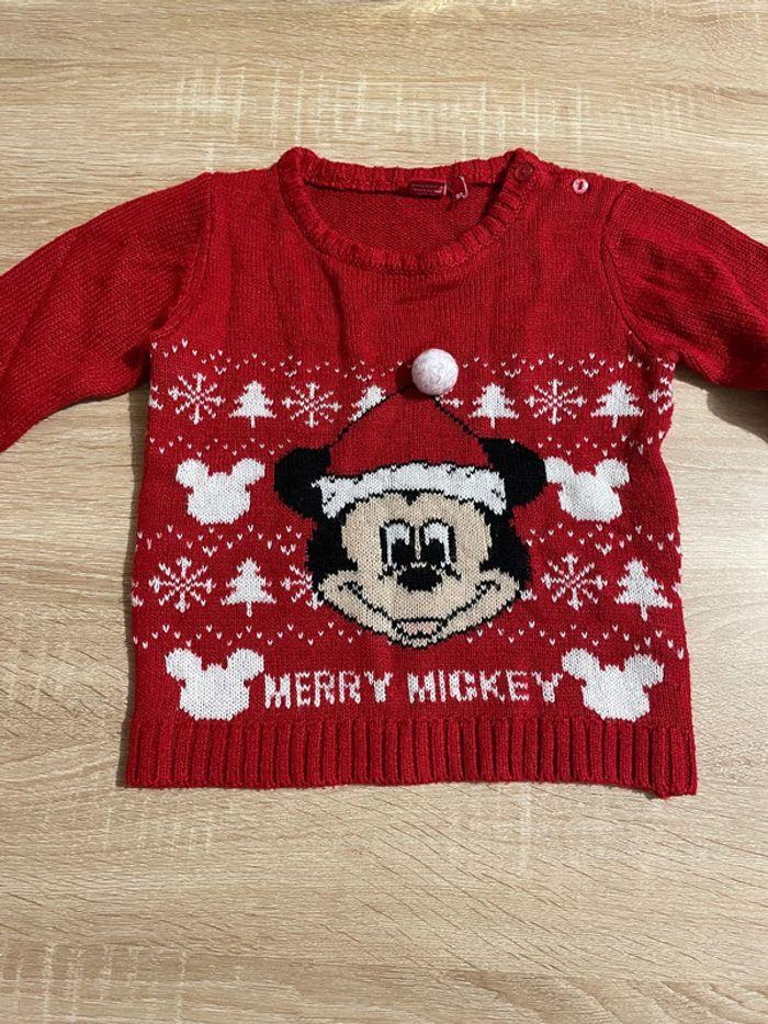 Pull de Noël Mickey 3 ans - photo numéro 2