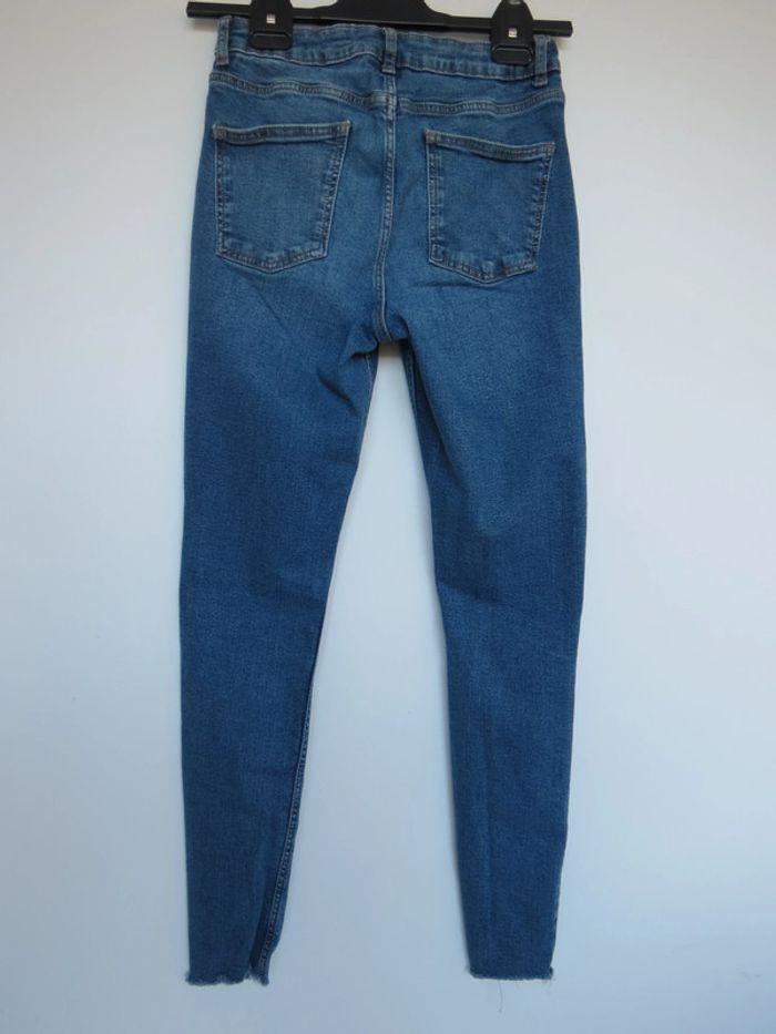 Jeans taille haute Skinny Used - photo numéro 5