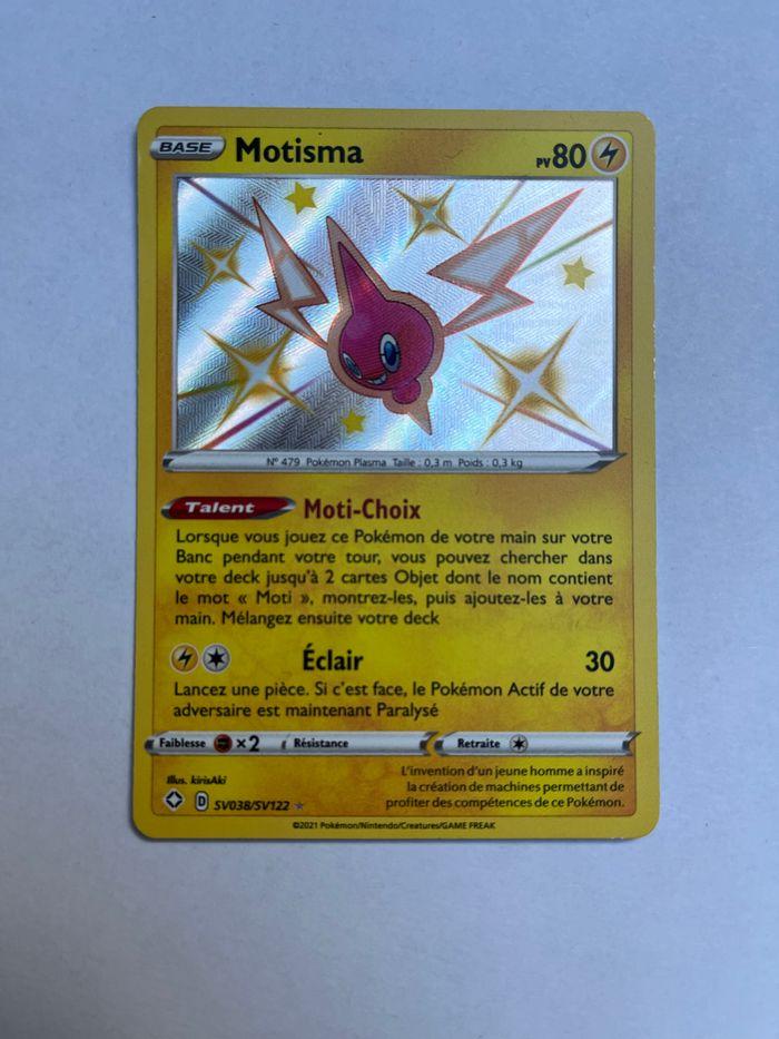 Cartes Pokémon Motisma SV038/SV123 - photo numéro 1