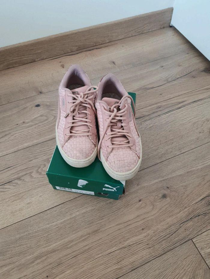 Basket puma rose - photo numéro 3