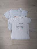 Lot 2 t-shirts manches courtes bébé