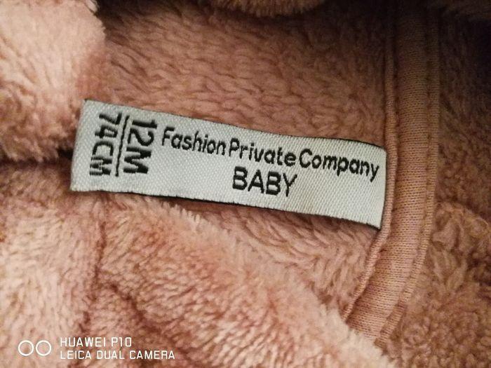 Gigoteuse rose 12 mois de la marque fashion private compagny baby - photo numéro 4