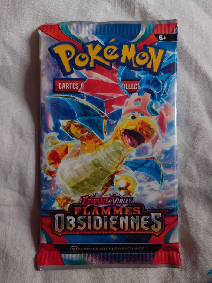 Booster Pokémon Flammes Obsidiennes Neuf - photo numéro 1