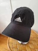 Chapeau casquette Headwear marque Adidas officiel réglable noire et blanche unisexe taille adulte