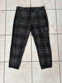 Jogging habillé motif tartan