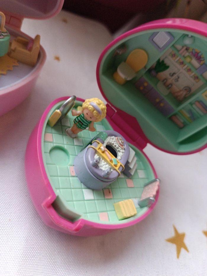 Bague ring rose pink Polly pocket bluebird coiffeuse night nuit dressing heure Time bain bath - photo numéro 3