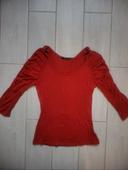 Magnifique haut manche longue rouge Mim  taille 34