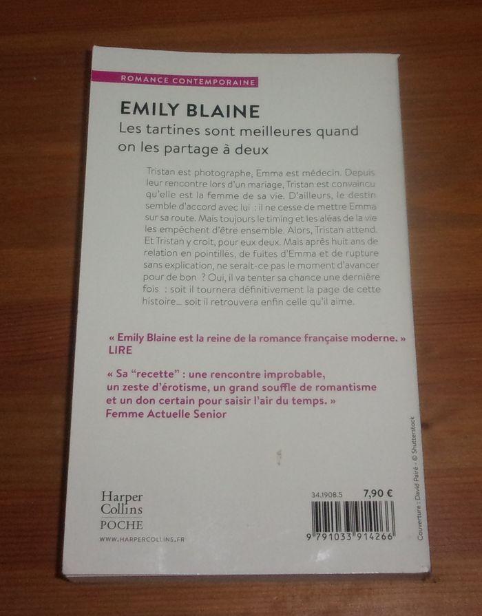 Roman Les tartines sont meilleures quand on les partage à deux de Emily Blaine - photo numéro 2