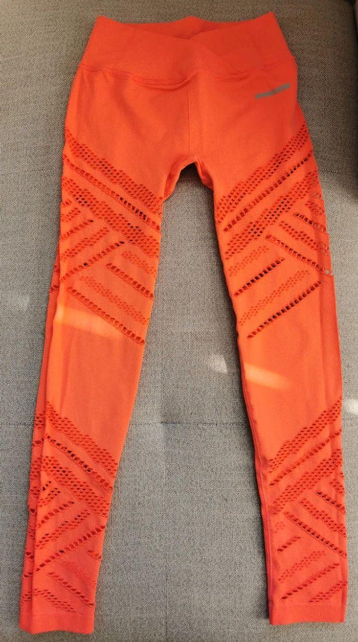 Legging Prozis orange édition limitée taille XS - photo numéro 2