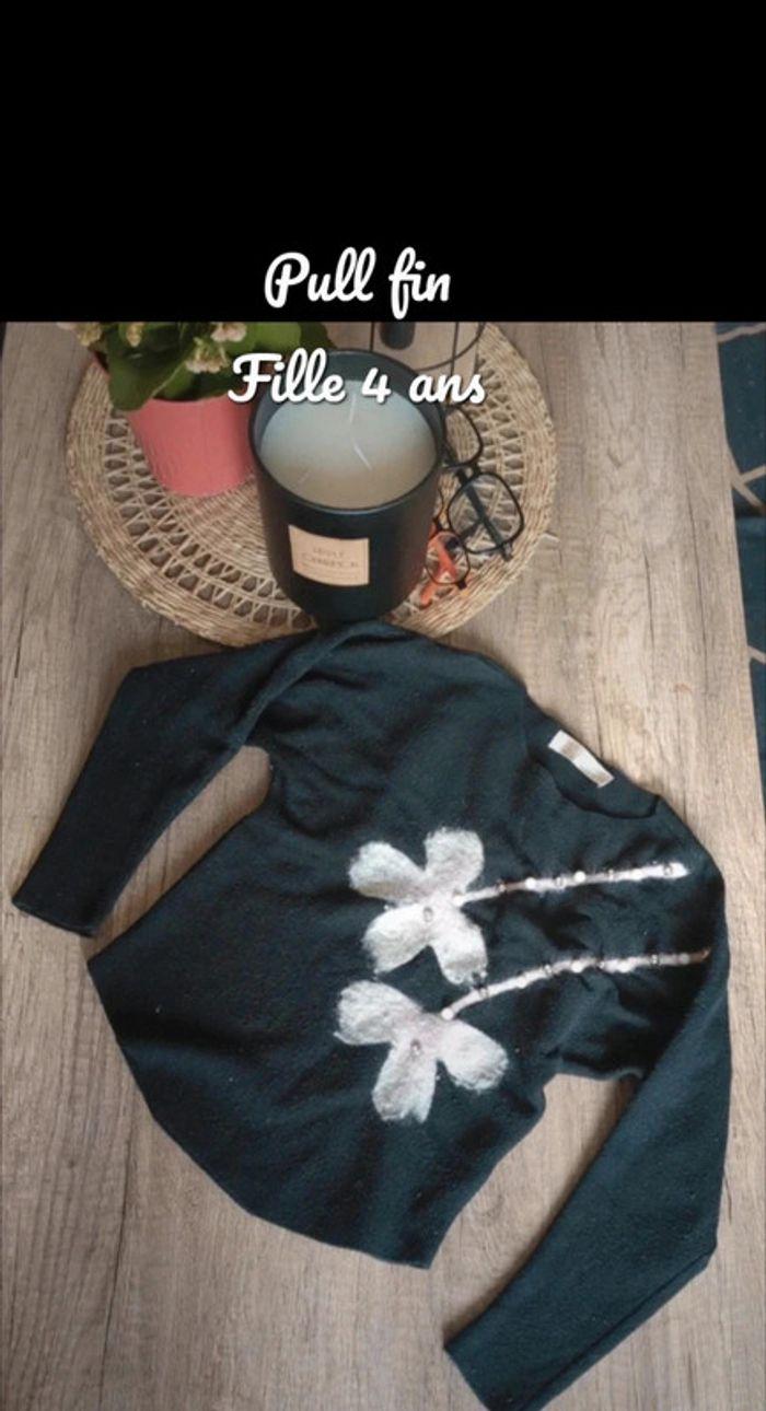 Pull fille 4 ans 💝 carton 1 a - photo numéro 1