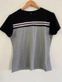 Tee-shirt gris et noir