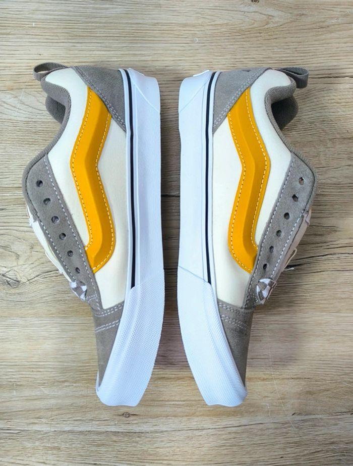 Baskets Vans knu old skool pointure 39 blanche orange neuves avec boîte - photo numéro 4