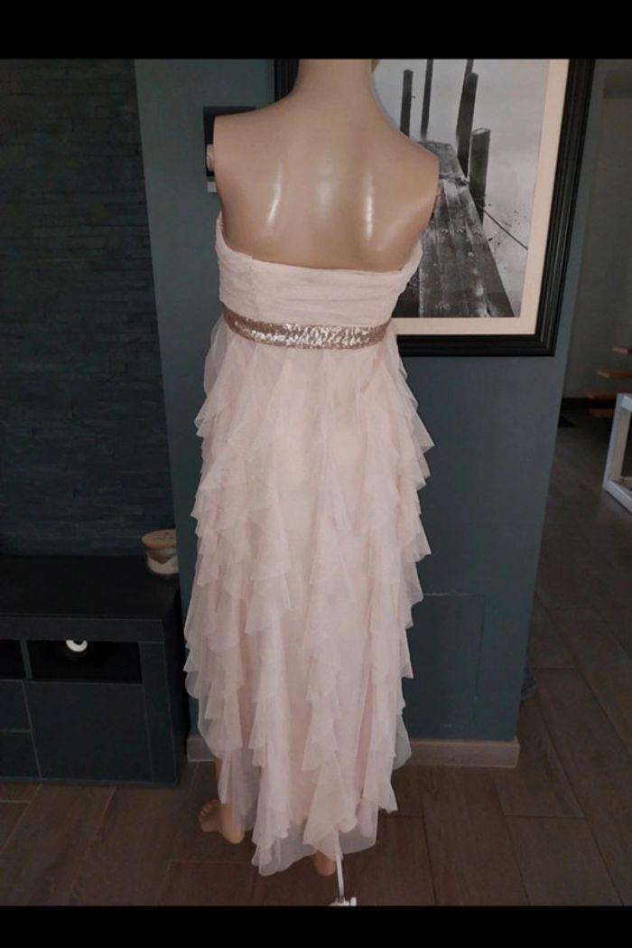 Robe asymetrique en tulle taille 38 peu portée - photo numéro 5