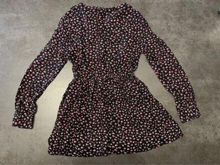 Robe noire à fleur fille FPC - photo numéro 2