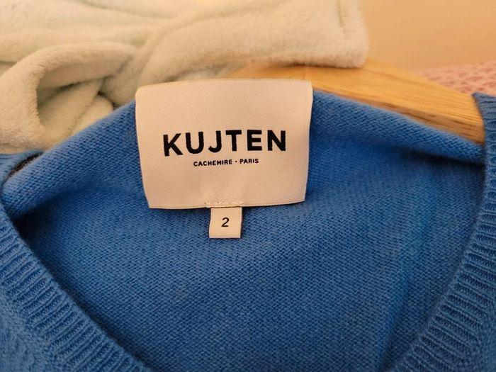 Pull Kujten 100% cachemire bleu taille 2 - photo numéro 4