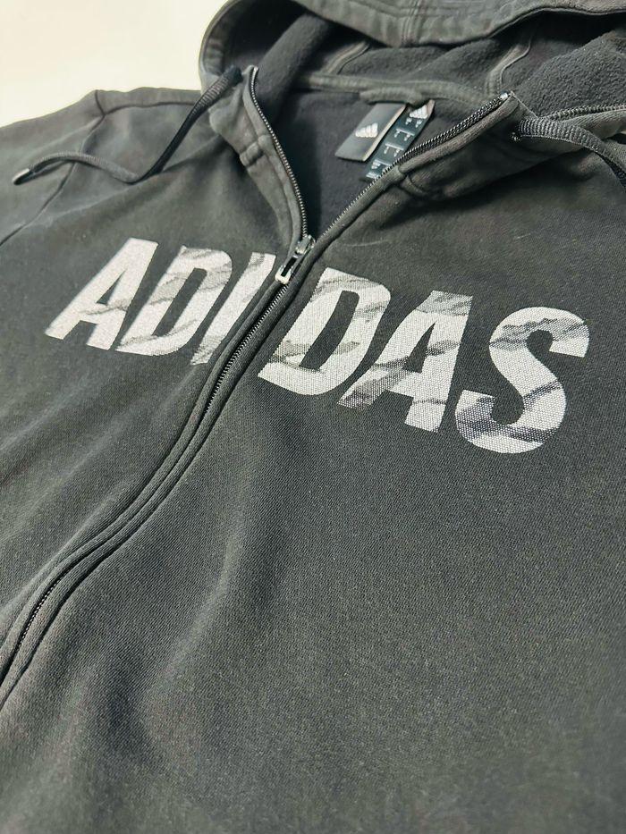 Adidas - Pull à capuche avec zip - photo numéro 3