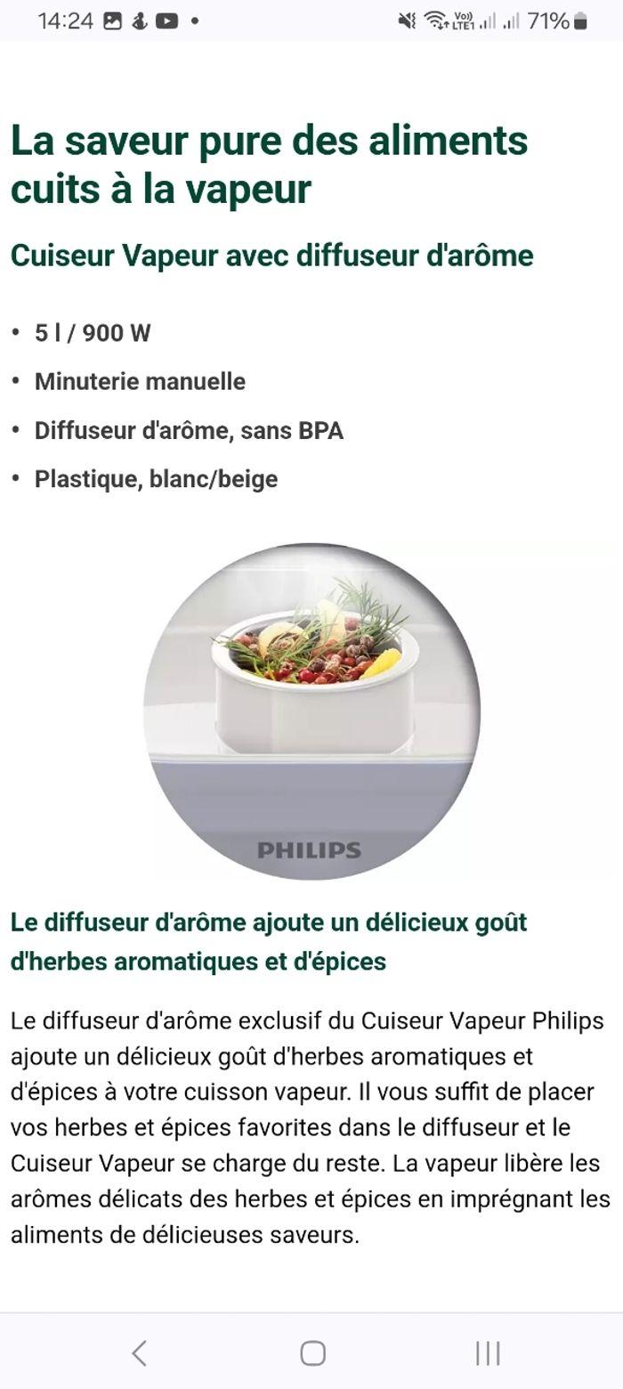 Cuiseur vapeur philips - photo numéro 4