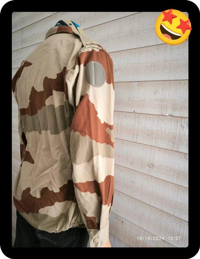 Veste militaire  beige et marron camouflage désert taille L - photo numéro 4