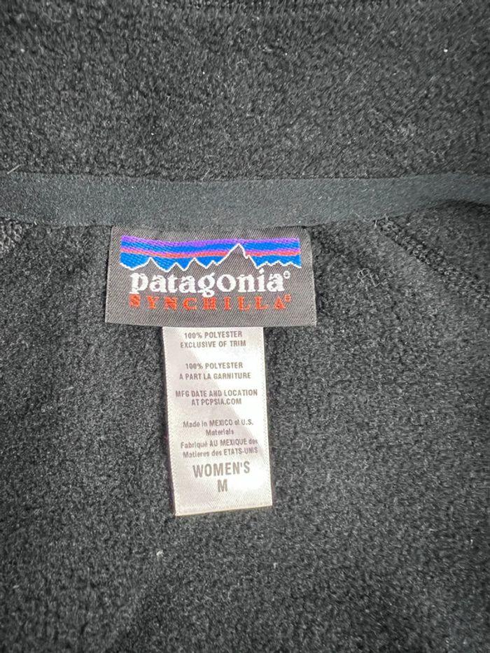 👕 Veste Polaire Femme Sans manche Vintage Patagonia Noir Taille M 👕 - photo numéro 6