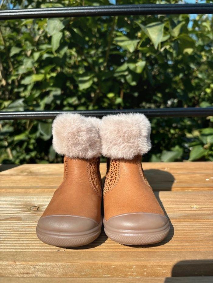 Magnifiques bottines en cuir bébé fille - photo numéro 5