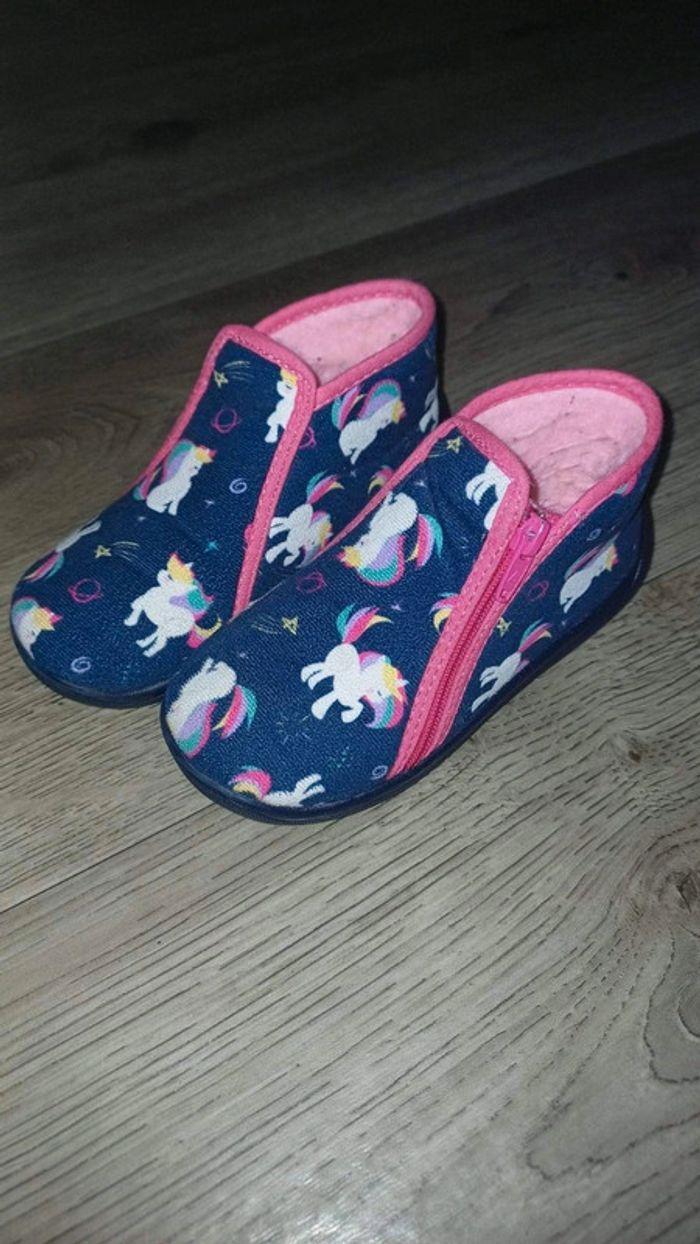 Chaussons licorne