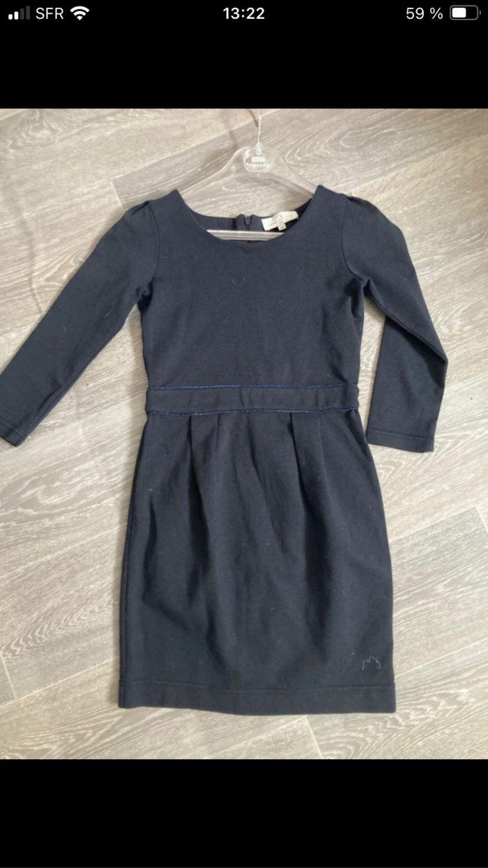 Robe bleu marine taille XS / 10 ans mademoiselle Jacadi - photo numéro 1