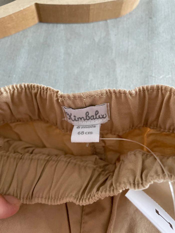 Pantalon beige Kimbaloo 6 mois - photo numéro 2