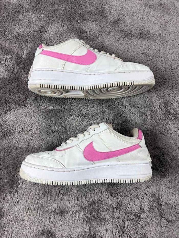 👟 Nike Air Force 1 Low Shadow Blanc et rose Pointure FR 40,5 US 9 👟 - photo numéro 2