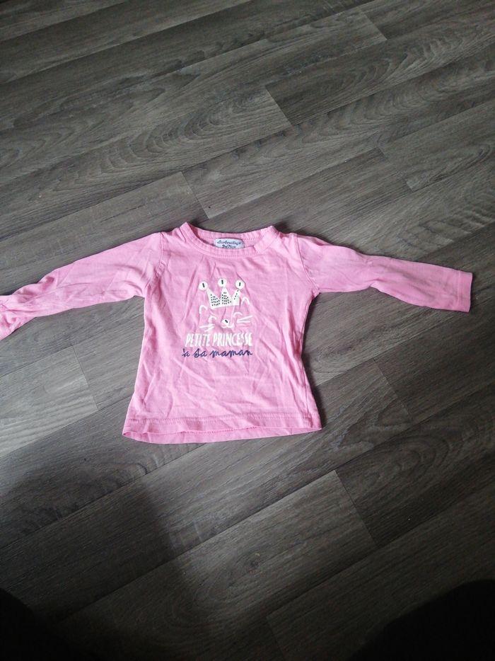 T shirt rose 9 mois