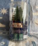 Lot de 4 sapins village noel