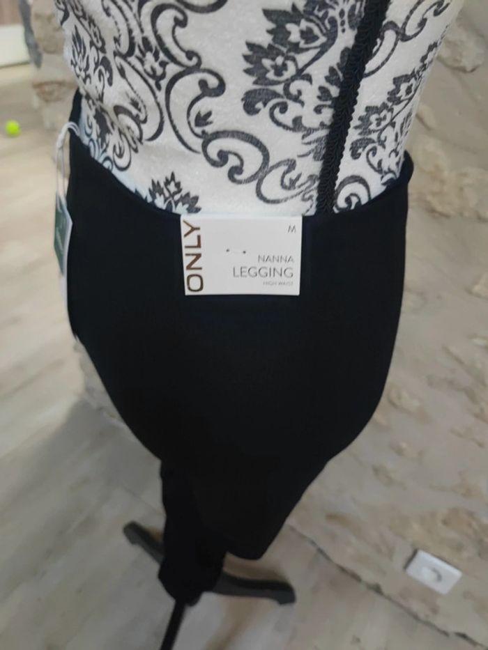 Legging taille haute noir Only - photo numéro 3