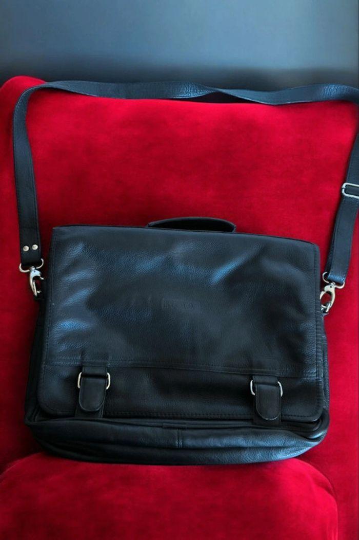 Sac ordinateur/porte-document cuir Eberle - photo numéro 1