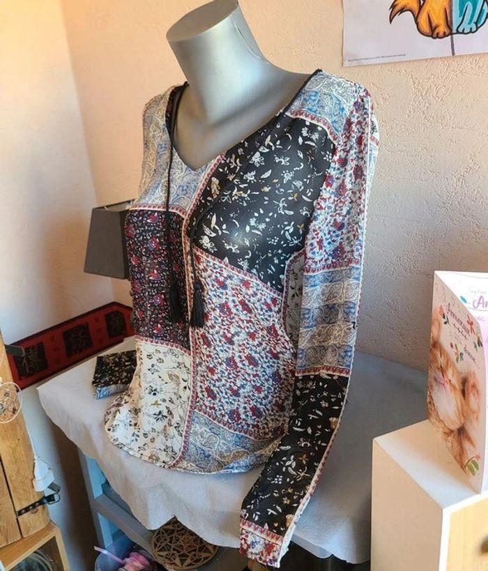 Blouse légère à motifs 38 - photo numéro 2