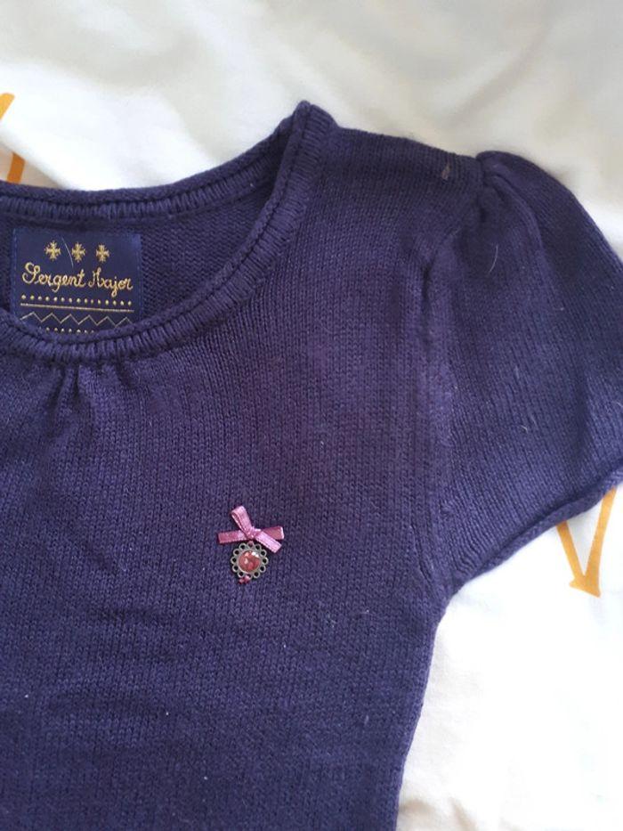 Robe tricot violet Sergent Major 7 ans - photo numéro 3