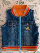 Veste en jean 2 ans