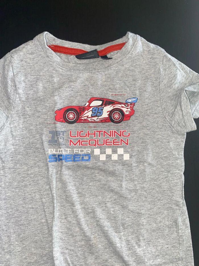 T-shirt Disney pixar mcqueen garçon manche courte - photo numéro 2