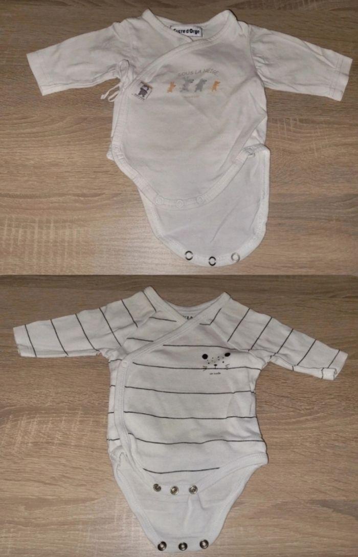 Lot de 3 pyjamas et 8 bodys garçon en 1 mois - photo numéro 10