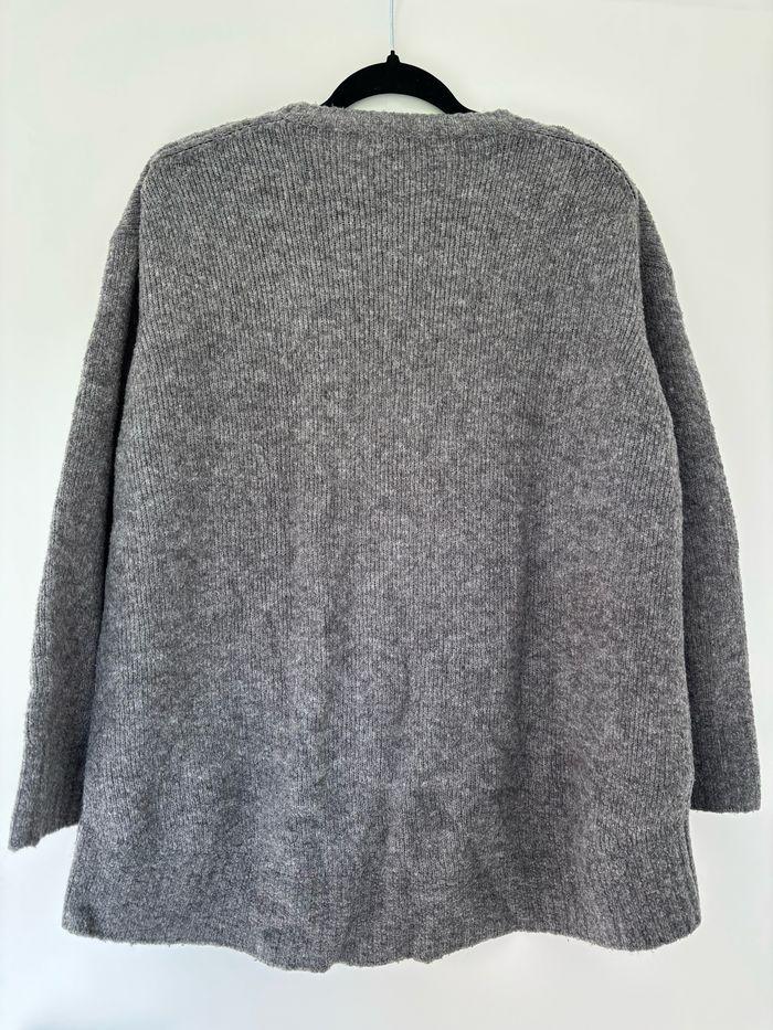 Pull gris ZARA - photo numéro 4