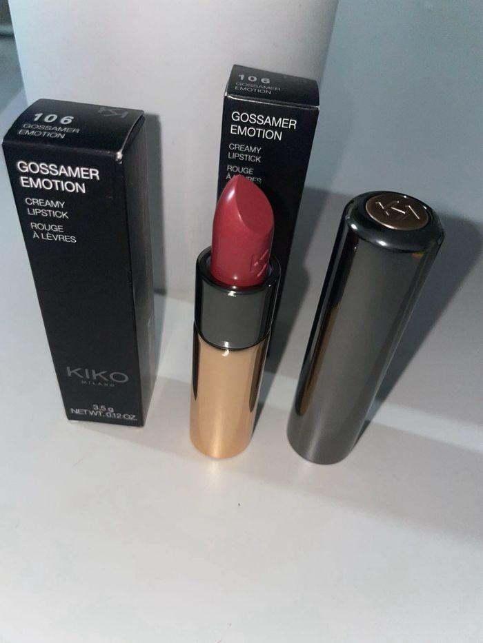 Rouge à lèvres kiko gossamer émotion 106 neuf emballage