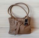 Sac à main Tote bag cuir véritable Beige Marron neuf