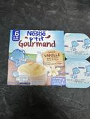 Yaourt vanille nestle p’tit gourmand