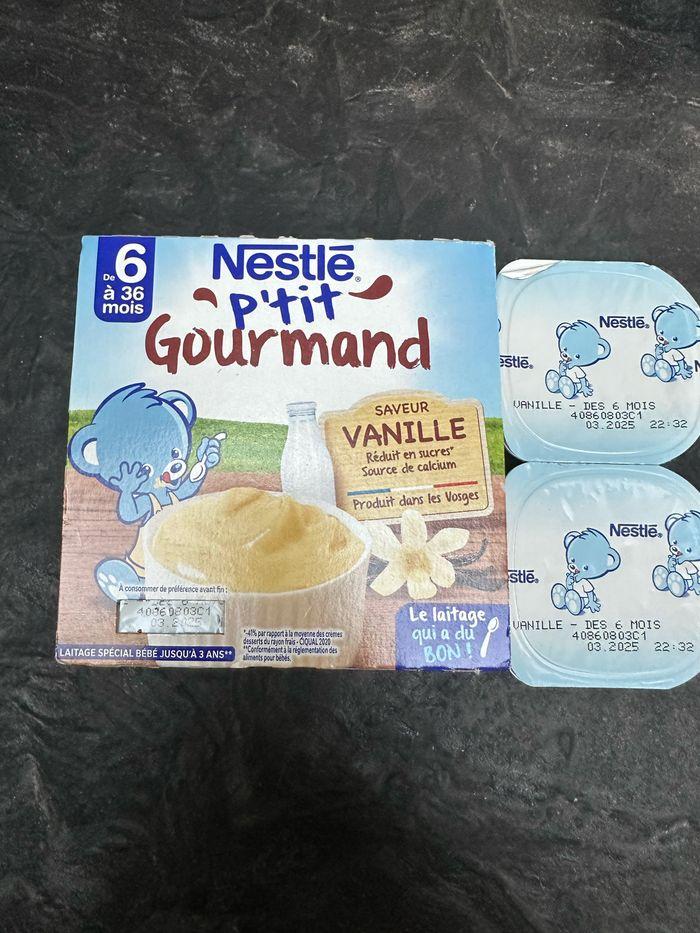 Yaourt vanille nestle p’tit gourmand - photo numéro 1