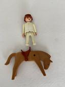 Figurine Playmobil 1974 + cheval