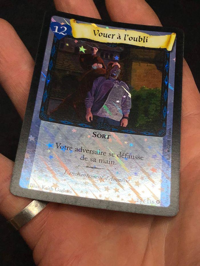 Carte Harry Potter Warner bros wizards tcg vouer à l’oubli 14/116 foil - photo numéro 3