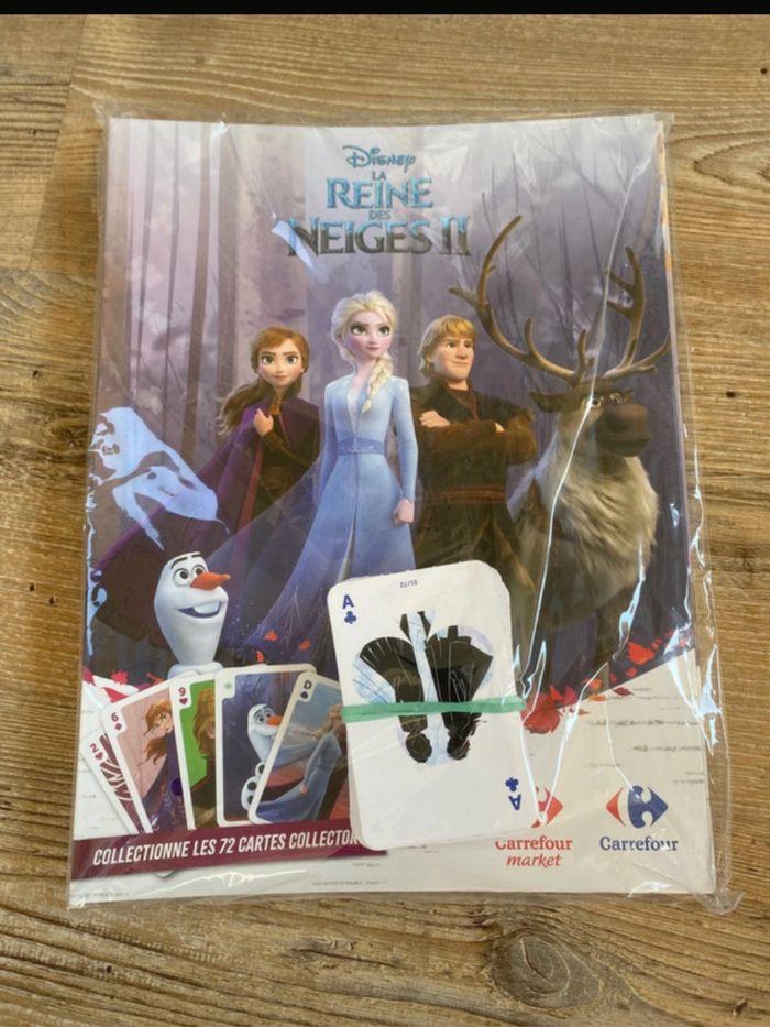 Livre de cartes reine des neiges