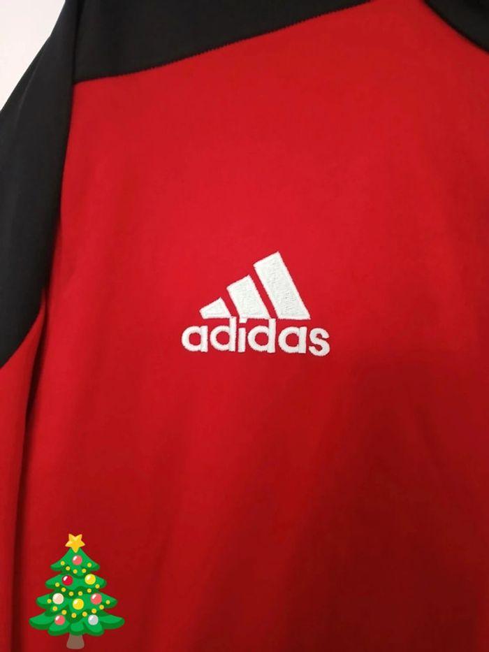 Gilet zippé adidas XL rouge et noir - photo numéro 2