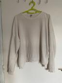 Pull blanc femme